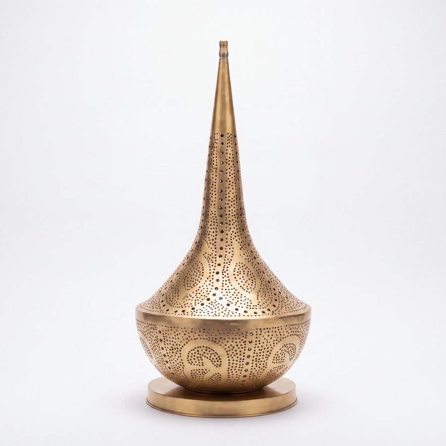 Brass table lamp